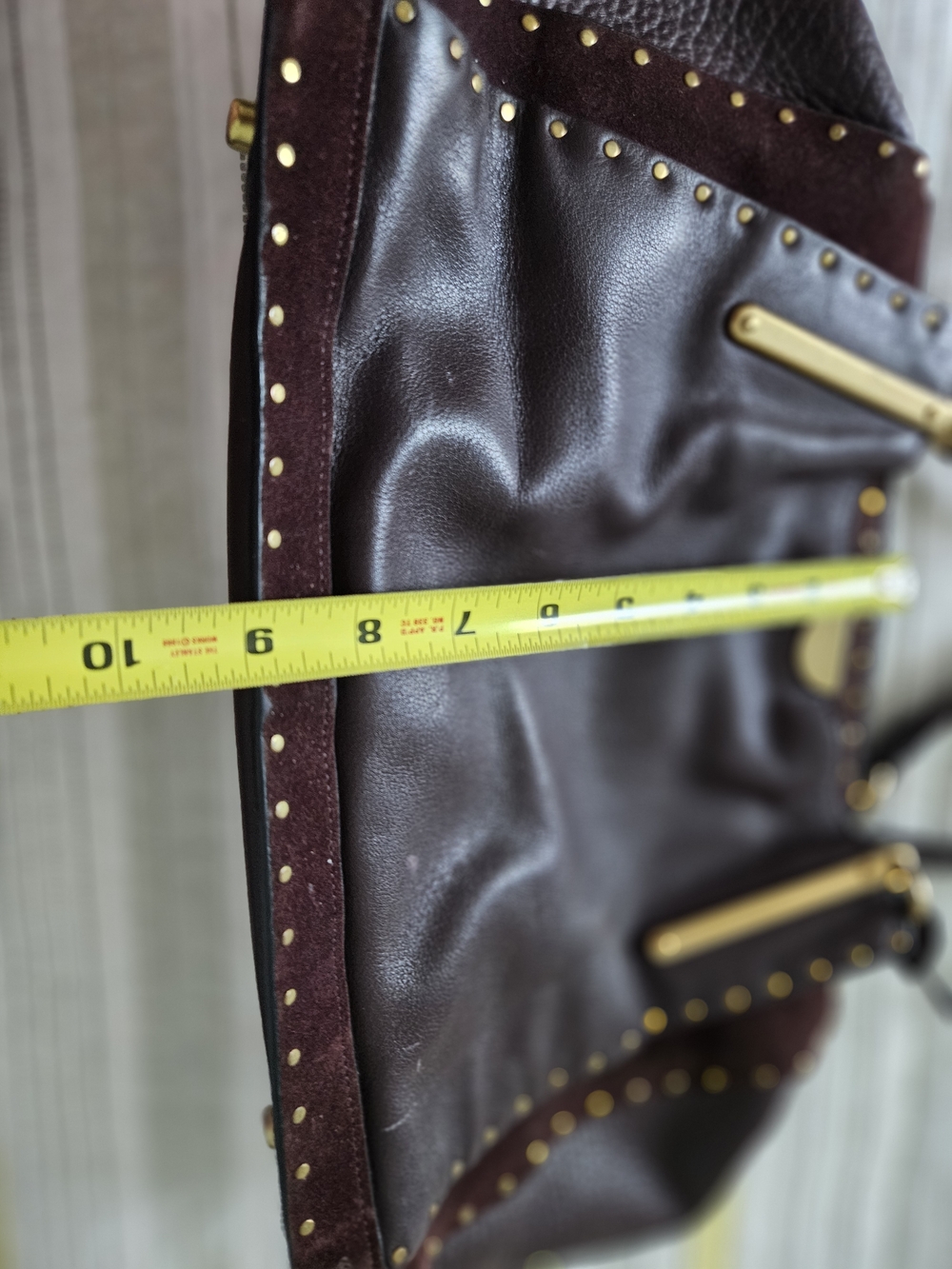 Coach Tote in Dark Brown Leather - Picture 7 of 12